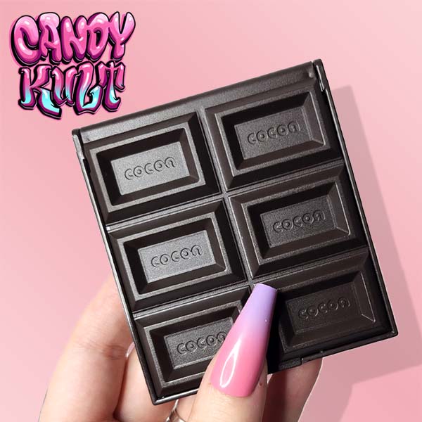Dark Chocolate Bar Compact Mirror Candy Kult Candy Cult - Candy Kult Land - Wishbone - Boo Kitty - Panku - Frosti - Toxic Kitten - Hex - Heart - Cult Candy - Ca