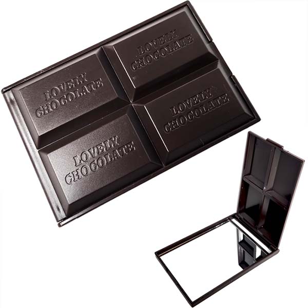 Dark Chocolate Compact Mirror Candy Kult Candy Cult - Candy Kult Land - Wishbone - Boo Kitty - Panku - Frosti - Toxic Kitten - Hex - Heart - Cult Candy - Ca