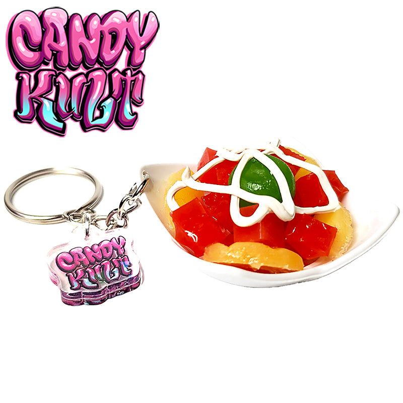Fruit Salad Candy Kult Key Chain Candy Kult key chain key ring keychain Candy Cult - Candy Kult Land - Wishbone - Boo Kitty - Panku - Frosti - Toxic Kitten - Hex - Heart - Cult Candy - Ca