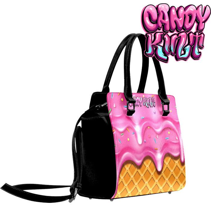 Strawberry Ice Cream Candy Kult Convertible Crossbody Handbag - Candy Kult - Candy Cult - Candy Kult Land - Wishbone - Boo Kitty - Panku - Frosti - Toxic Kitten - Hex-Heart - Cult Candy - Cake High Heels - [product_vendor}