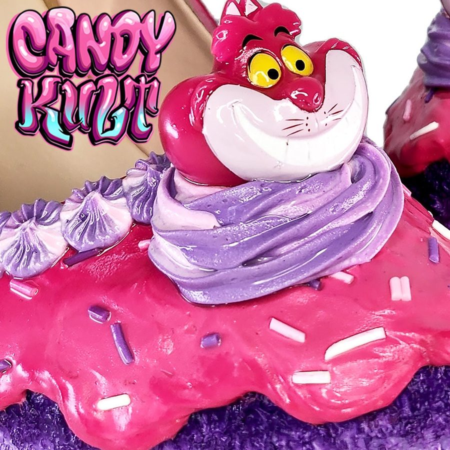 Cheshire Tea Party Cake High Heel Shoes - Candy Kult - Candy Cult - Candy Kult Land - Wishbone - Boo Kitty - Panku - Frosti - Toxic Kitten - Hex-Heart - Cult Candy - Cake High Heels - [product_vendor}