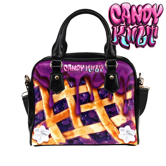 Blueberry Pie Candy Kult Classic Convertible Crossbody Handbag - Candy Kult - Candy Cult - Candy Kult Land - Wishbone - Boo Kitty - Panku - Frosti - Toxic Kitten - Hex-Heart - Cult Candy - Cake High Heels - [product_vendor}