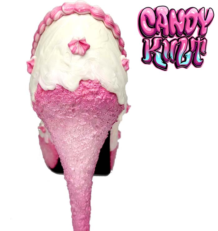 Strawberry Cake High Heel Shoes - Candy Kult - Candy Cult - Candy Kult Land - Wishbone - Boo Kitty - Panku - Frosti - Toxic Kitten - Hex-Heart - Cult Candy - Cake High Heels - [product_vendor}