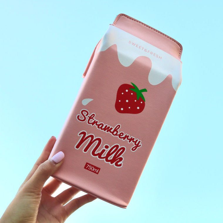 Strawberry Milk Crossbody - Candy Kult - Candy Cult - Candy Kult Land - Wishbone - Boo Kitty - Panku - Frosti - Toxic Kitten - Hex-Heart - Cult Candy - Cake High Heels - [product_vendor}