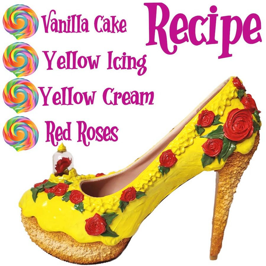 Tale As Old As Time Cake High Heel Shoes - Candy Kult - Candy Cult - Candy Kult Land - Wishbone - Boo Kitty - Panku - Frosti - Toxic Kitten - Hex-Heart - Cult Candy - Cake High Heels - [product_vendor}