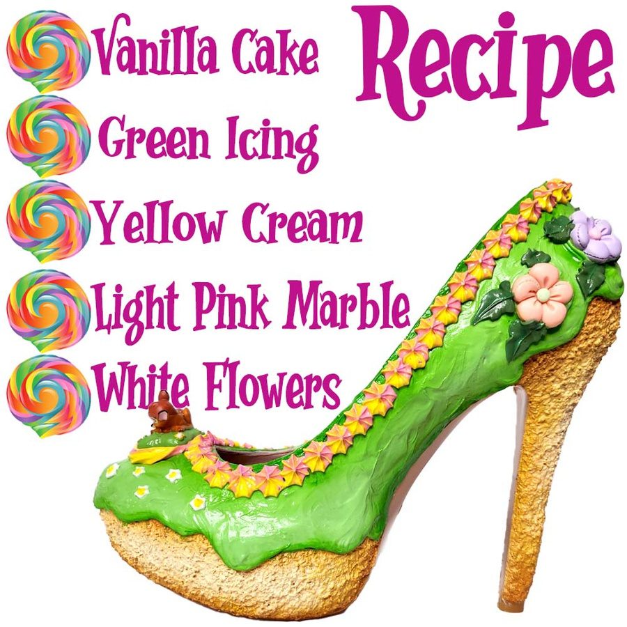 Blissful Woodlands Cake High Heel Shoes - Candy Kult - Candy Cult - Candy Kult Land - Wishbone - Boo Kitty - Panku - Frosti - Toxic Kitten - Hex-Heart - Cult Candy - Cake High Heels - [product_vendor}