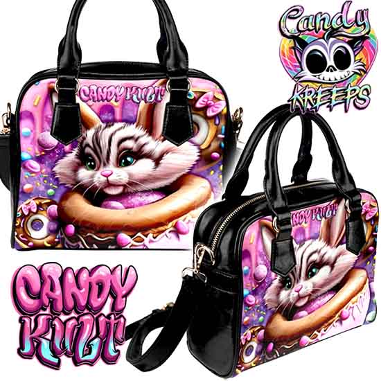 Sugar The Donut Bunny Candy Kreeps Classic Convertible Crossbody Bag - Candy Kult - Candy Cult - Candy Kult Land - Wishbone - Boo Kitty - Panku - Frosti - Toxic Kitten - Hex-Heart - Cult Candy - Cake High Heels - [product_vendor}
