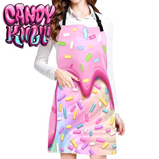 Rainbow Sprinkles Please Candy Kult Apron - Candy Kult - Candy Cult - Candy Kult Land - Wishbone - Boo Kitty - Panku - Frosti - Toxic Kitten - Hex-Heart - Cult Candy - Cake High Heels - [product_vendor}