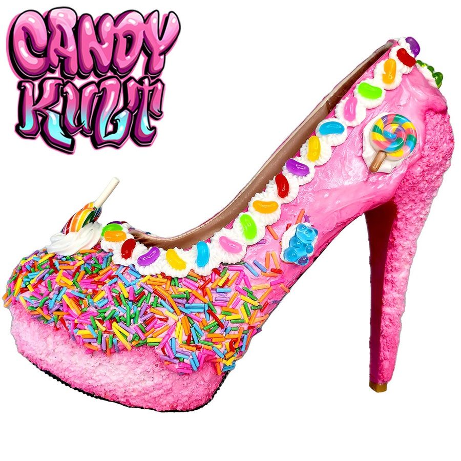 Candy Land Cake High Heel Shoes - Candy Kult - Candy Cult - Candy Kult Land - Wishbone - Boo Kitty - Panku - Frosti - Toxic Kitten - Hex-Heart - Cult Candy - Cake High Heels - [product_vendor}