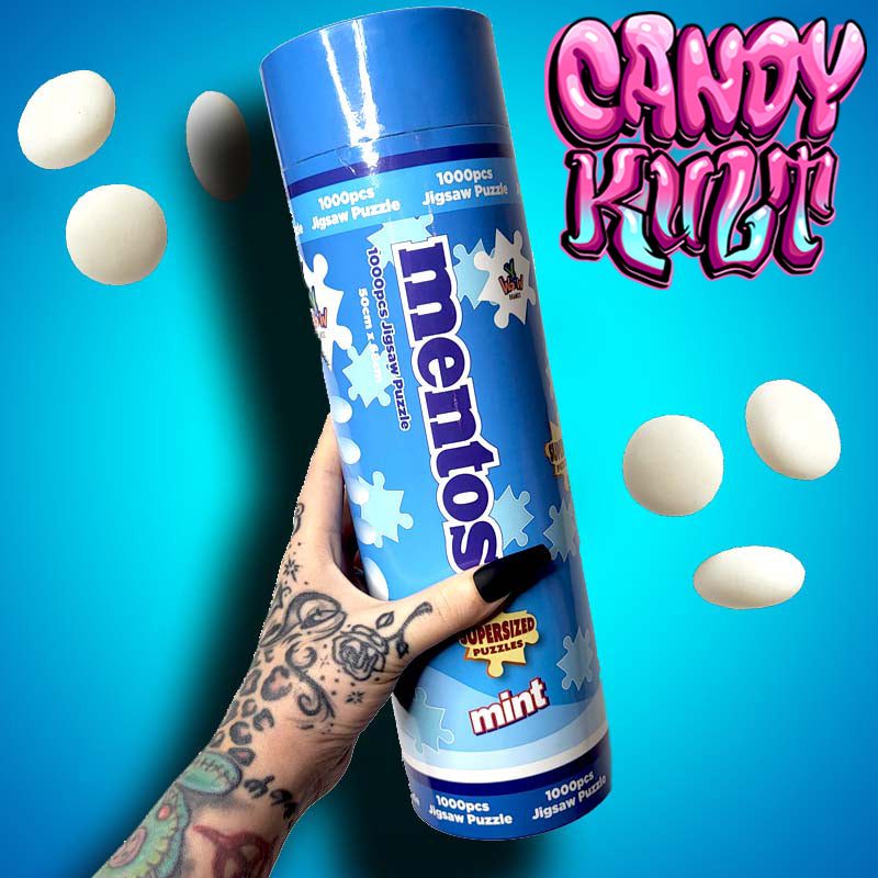 Mentos Mint 1000pc Super Sized Puzzle - Candy Kult - Candy Cult - Candy Kult Land - Wishbone - Boo Kitty - Panku - Frosti - Toxic Kitten - Hex-Heart - Cult Candy - Cake High Heels - [product_vendor}