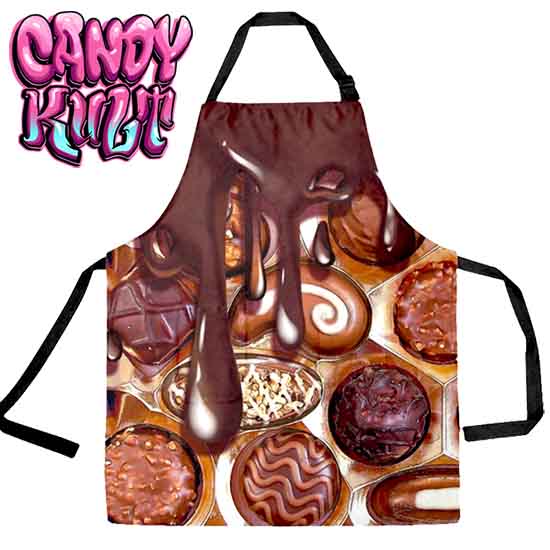 Box Of Chocolates Candy Kult Apron - Candy Kult - Candy Cult - Candy Kult Land - Wishbone - Boo Kitty - Panku - Frosti - Toxic Kitten - Hex-Heart - Cult Candy - Cake High Heels - [product_vendor}