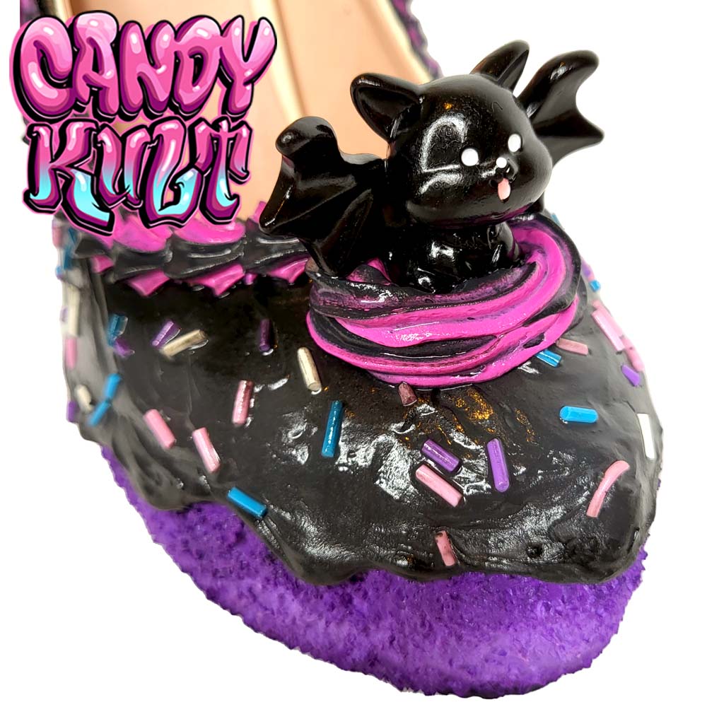 Bat Kitty Cake High Heel Shoes - Candy Kult - Candy Cult - Candy Kult Land - Wishbone - Boo Kitty - Panku - Frosti - Toxic Kitten - Hex-Heart - Cult Candy - Cake High Heels - [product_vendor}