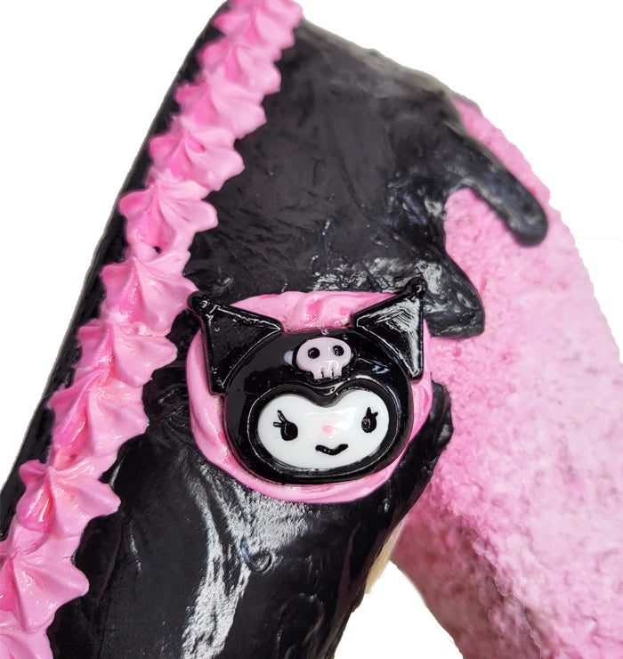 Kuromi Cake High Heel Shoes - Candy Kult - Candy Cult - Candy Kult Land - Wishbone - Boo Kitty - Panku - Frosti - Toxic Kitten - Hex-Heart - Cult Candy - Cake High Heels - [product_vendor}