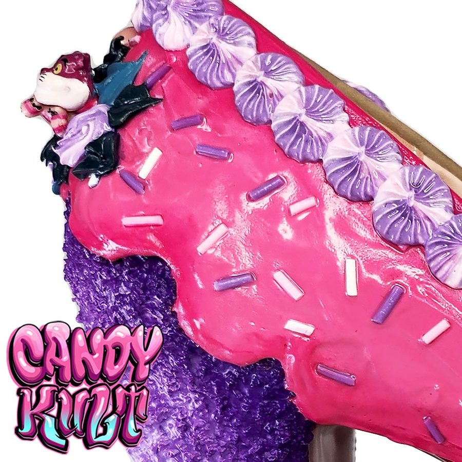 Cheshire Tea Party Cake High Heel Shoes - Candy Kult - Candy Cult - Candy Kult Land - Wishbone - Boo Kitty - Panku - Frosti - Toxic Kitten - Hex-Heart - Cult Candy - Cake High Heels - [product_vendor}