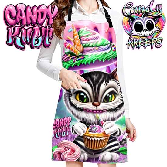 Zebie Candy Kreeps Candy Kult Apron - Candy Kult - Candy Cult - Candy Kult Land - Wishbone - Boo Kitty - Panku - Frosti - Toxic Kitten - Hex-Heart - Cult Candy - Cake High Heels - [product_vendor}