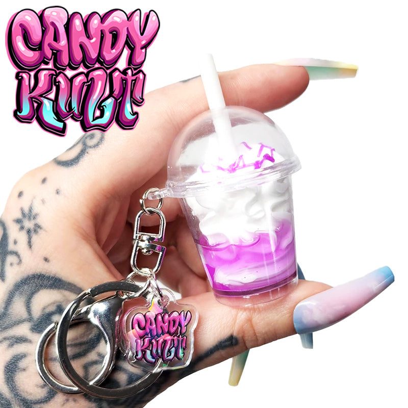 Large Bubble Gum Sundae Candy Kult Key Chain Candy Kult key chain key ring keychain Candy Cult - Candy Kult Land - Wishbone - Boo Kitty - Panku - Frosti - Toxic Kitten - Hex - Heart - Cult Candy - Ca