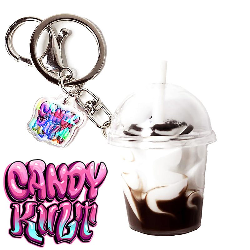Large Chocolate Sundae Candy Kult Key Chain Candy Kult key chain key ring keychain Candy Cult - Candy Kult Land - Wishbone - Boo Kitty - Panku - Frosti - Toxic Kitten - Hex - Heart - Cult Candy - Ca
