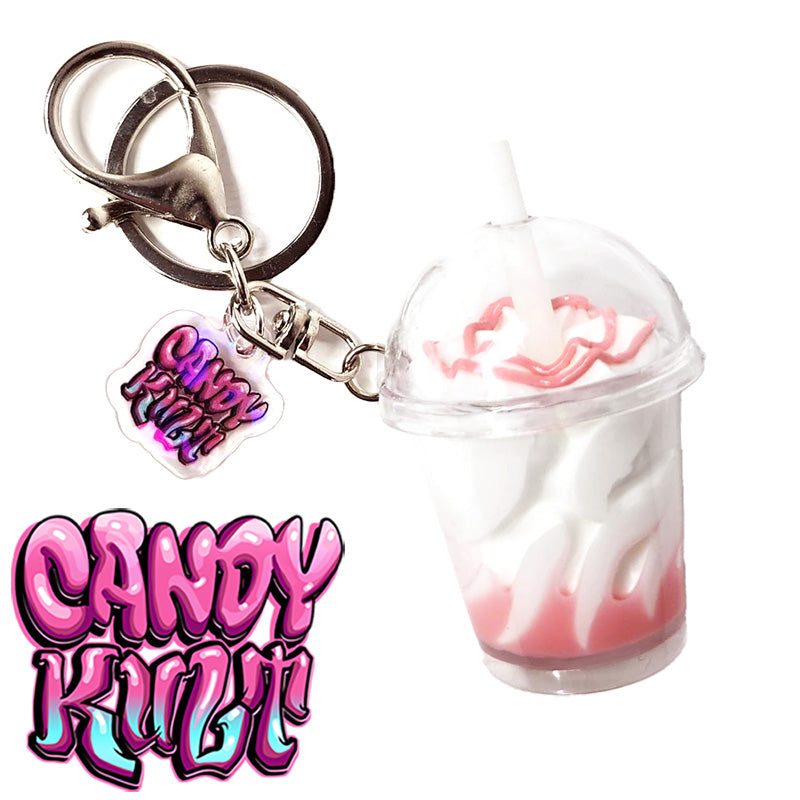 Large Cotton Candy Sundae Candy Kult Key Chain Candy Kult key chain key ring keychain Candy Cult - Candy Kult Land - Wishbone - Boo Kitty - Panku - Frosti - Toxic Kitten - Hex - Heart - Cult Candy - Ca