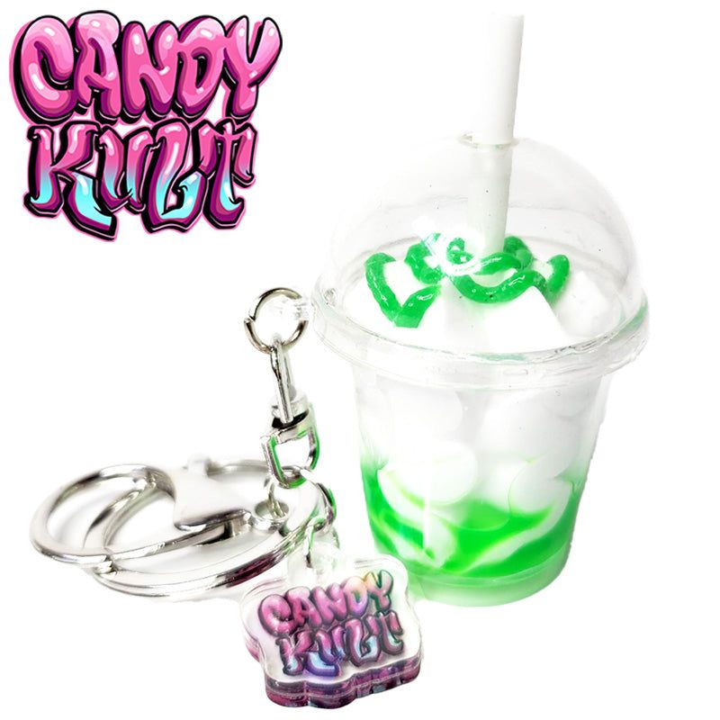 Large Lime Sundae Candy Kult Key Chain Candy Kult key chain key ring keychain Candy Cult - Candy Kult Land - Wishbone - Boo Kitty - Panku - Frosti - Toxic Kitten - Hex - Heart - Cult Candy - Ca