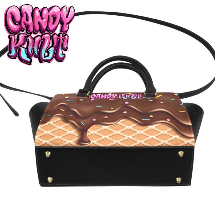 Chocolate Ice Cream Candy Kult Convertible Crossbody Handbag - Candy Kult - Candy Cult - Candy Kult Land - Wishbone - Boo Kitty - Panku - Frosti - Toxic Kitten - Hex-Heart - Cult Candy - Cake High Heels - [product_vendor}