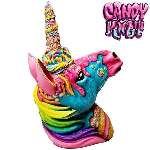 Rainbow Cake Unicorn Sculpture Candy Kult Cake Unicorns Candy Cult - Candy Kult Land - Wishbone - Boo Kitty - Panku - Frosti - Toxic Kitten - Hex - Heart - Cult Candy - Ca