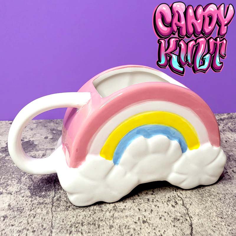 Rainbow Clouds Mug Candy Kult Candy Cult - Candy Kult Land - Wishbone - Boo Kitty - Panku - Frosti - Toxic Kitten - Hex - Heart - Cult Candy - Ca