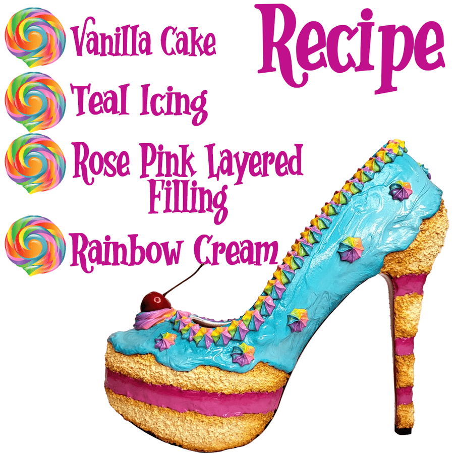 Layered Celebration Cake High Heel Shoes - Candy Kult - Candy Cult - Candy Kult Land - Wishbone - Boo Kitty - Panku - Frosti - Toxic Kitten - Hex-Heart - Cult Candy - Cake High Heels - [product_vendor}