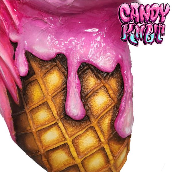Strawberry Bubble Gum Ice Cream Unicorn Sculpture Candy Kult Ice Cream Unicorns Candy Cult - Candy Kult Land - Wishbone - Boo Kitty - Panku - Frosti - Toxic Kitten - Hex - Heart - Cult Candy - Ca