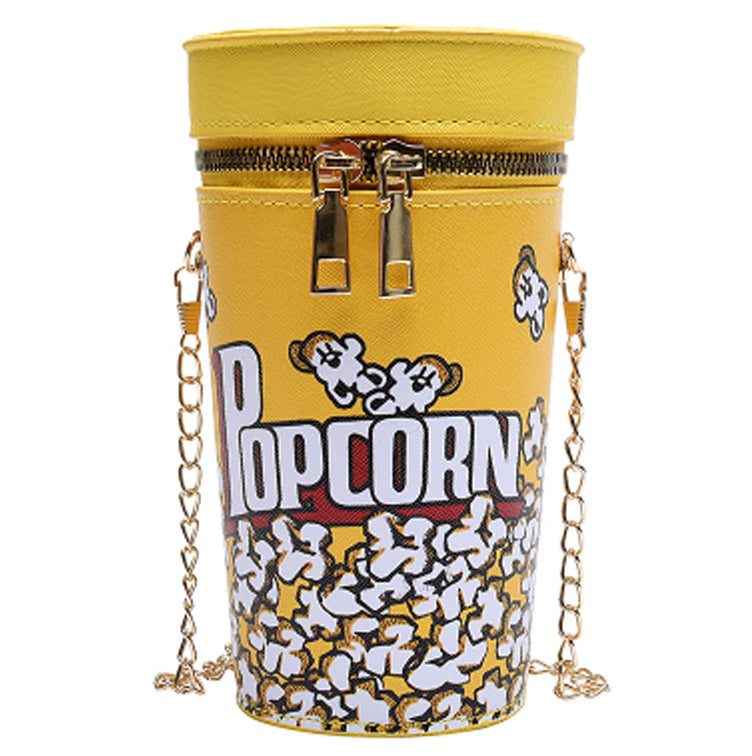 Popcorn Yellow Bucket Crossbody Bag - Candy Kult - Candy Cult - Candy Kult Land - Wishbone - Boo Kitty - Panku - Frosti - Toxic Kitten - Hex-Heart - Cult Candy - Cake High Heels - [product_vendor}