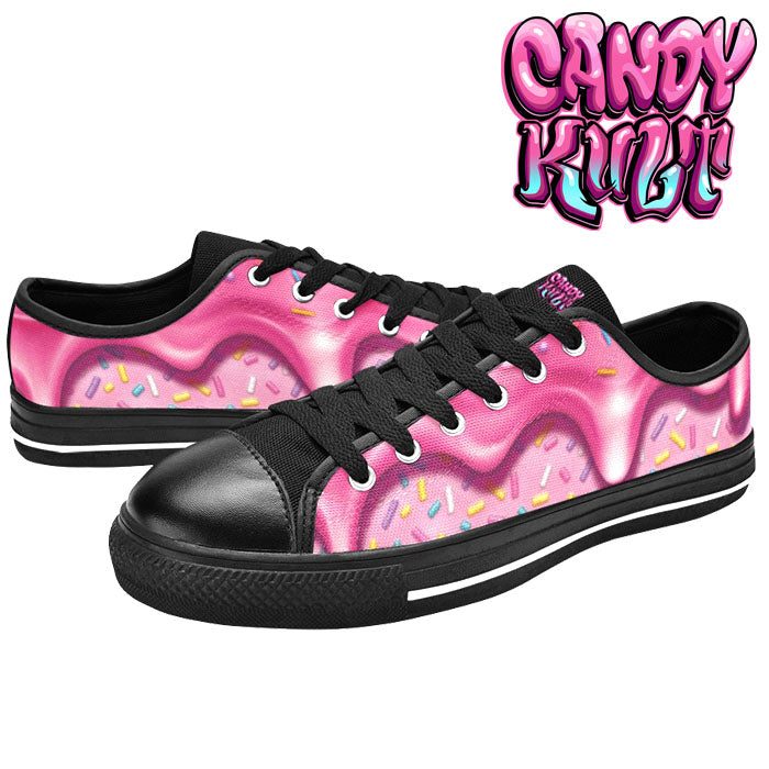 Sprinkles Please Strawberry Women's Low Canvas Shoes - Candy Kult - Candy Cult - Candy Kult Land - Wishbone - Boo Kitty - Panku - Frosti - Toxic Kitten - Hex-Heart - Cult Candy - Cake High Heels - [product_vendor}