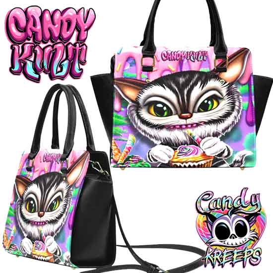 Zebie Candy Kreeps Crossbody Handbag - Candy Kult - Candy Cult - Candy Kult Land - Wishbone - Boo Kitty - Panku - Frosti - Toxic Kitten - Hex-Heart - Cult Candy - Cake High Heels - [product_vendor}
