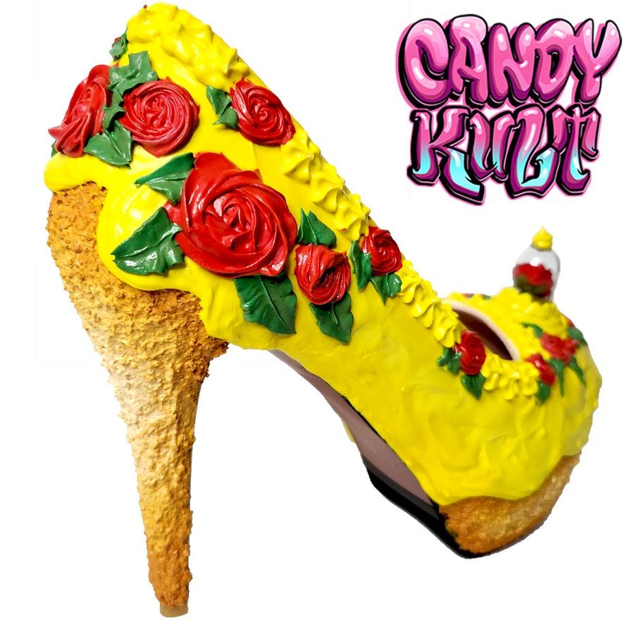 Tale As Old As Time Cake High Heel Shoes - Candy Kult - Candy Cult - Candy Kult Land - Wishbone - Boo Kitty - Panku - Frosti - Toxic Kitten - Hex-Heart - Cult Candy - Cake High Heels - [product_vendor}