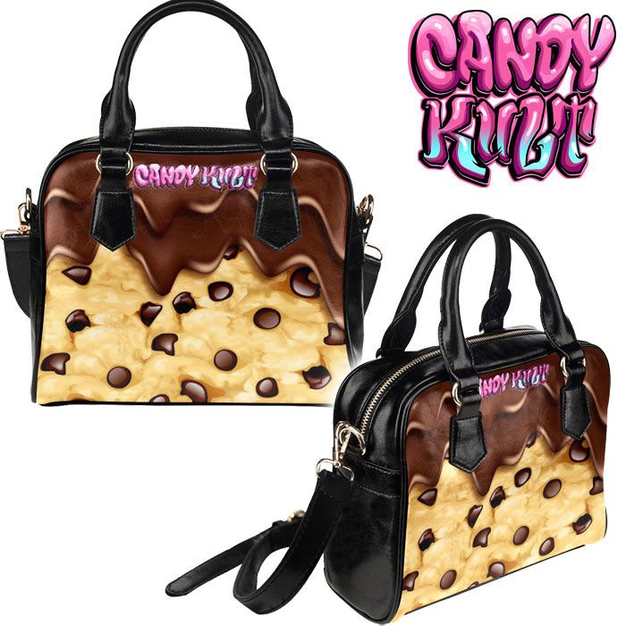 Chocolate Chip Cookie Candy Kult Classic Convertible Crossbody Handbag - Candy Kult - Candy Cult - Candy Kult Land - Wishbone - Boo Kitty - Panku - Frosti - Toxic Kitten - Hex-Heart - Cult Candy - Cake High Heels - [product_vendor}