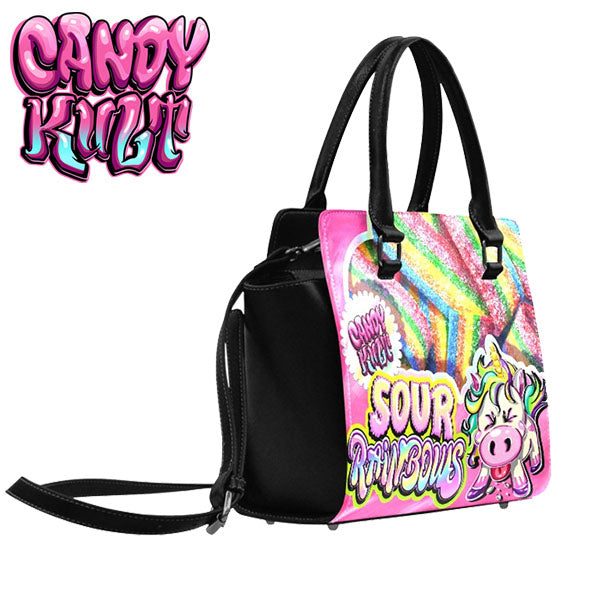 Unicorn Sour Rainbows Candy Kult Crossbody Handbag - Candy Kult - Candy Cult - Candy Kult Land - Wishbone - Boo Kitty - Panku - Frosti - Toxic Kitten - Hex-Heart - Cult Candy - Cake High Heels - [product_vendor}