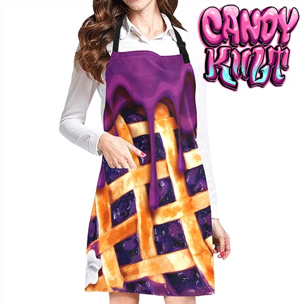 Blueberry Pie Candy Kult Apron - Candy Kult - Candy Cult - Candy Kult Land - Wishbone - Boo Kitty - Panku - Frosti - Toxic Kitten - Hex-Heart - Cult Candy - Cake High Heels - [product_vendor}