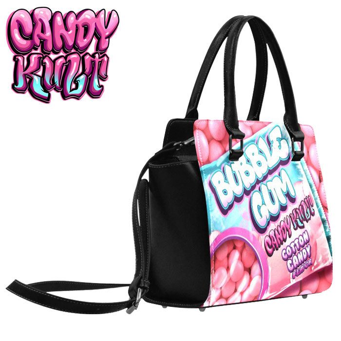 Cotton Candy Bubble Gum Candy Kult Convertible Crossbody Handbag - Candy Kult - Candy Cult - Candy Kult Land - Wishbone - Boo Kitty - Panku - Frosti - Toxic Kitten - Hex-Heart - Cult Candy - Cake High Heels - [product_vendor}