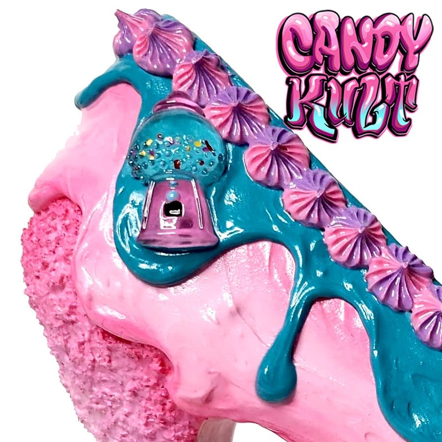 Bubble Gum Cake High Heel Shoes - Candy Kult - Candy Cult - Candy Kult Land - Wishbone - Boo Kitty - Panku - Frosti - Toxic Kitten - Hex-Heart - Cult Candy - Cake High Heels - [product_vendor}