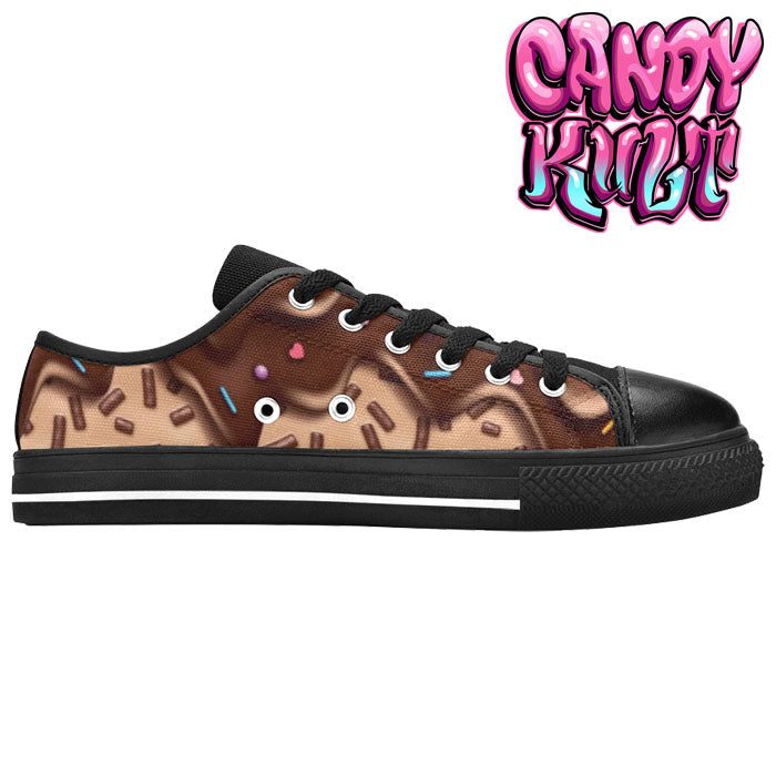 Sprinkles please Chocolate Women's Low Canvas Shoes - Candy Kult - Candy Cult - Candy Kult Land - Wishbone - Boo Kitty - Panku - Frosti - Toxic Kitten - Hex-Heart - Cult Candy - Cake High Heels - [product_vendor}