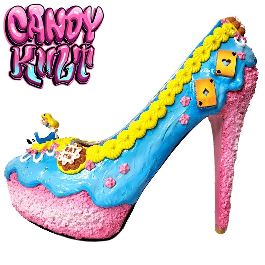 Mad Tea Party Cake High Heel Shoes - Candy Kult - Candy Cult - Candy Kult Land - Wishbone - Boo Kitty - Panku - Frosti - Toxic Kitten - Hex-Heart - Cult Candy - Cake High Heels - [product_vendor}