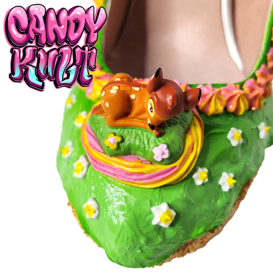 Blissful Woodlands Cake High Heel Shoes - Candy Kult - Candy Cult - Candy Kult Land - Wishbone - Boo Kitty - Panku - Frosti - Toxic Kitten - Hex-Heart - Cult Candy - Cake High Heels - [product_vendor}