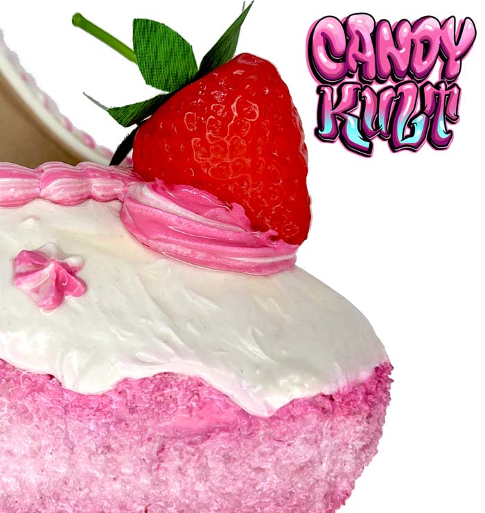 Strawberry Cake High Heel Shoes - Candy Kult - Candy Cult - Candy Kult Land - Wishbone - Boo Kitty - Panku - Frosti - Toxic Kitten - Hex-Heart - Cult Candy - Cake High Heels - [product_vendor}