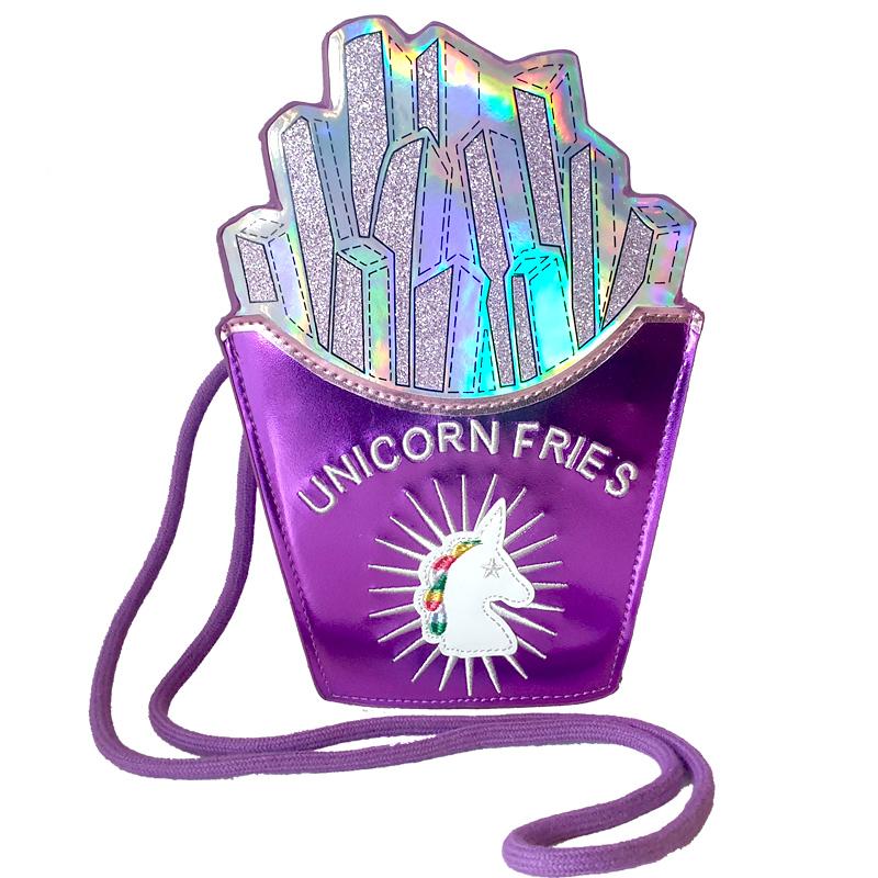 Unicorn Fries Crossbody / Shoulder - Candy Kult - Candy Cult - Candy Kult Land - Wishbone - Boo Kitty - Panku - Frosti - Toxic Kitten - Hex-Heart - Cult Candy - Cake High Heels - [product_vendor}
