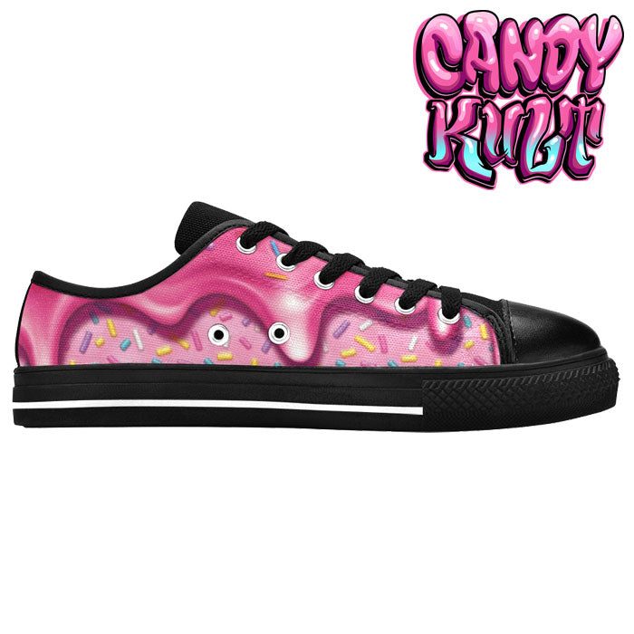 Sprinkles Please Strawberry Women's Low Canvas Shoes - Candy Kult - Candy Cult - Candy Kult Land - Wishbone - Boo Kitty - Panku - Frosti - Toxic Kitten - Hex-Heart - Cult Candy - Cake High Heels - [product_vendor}