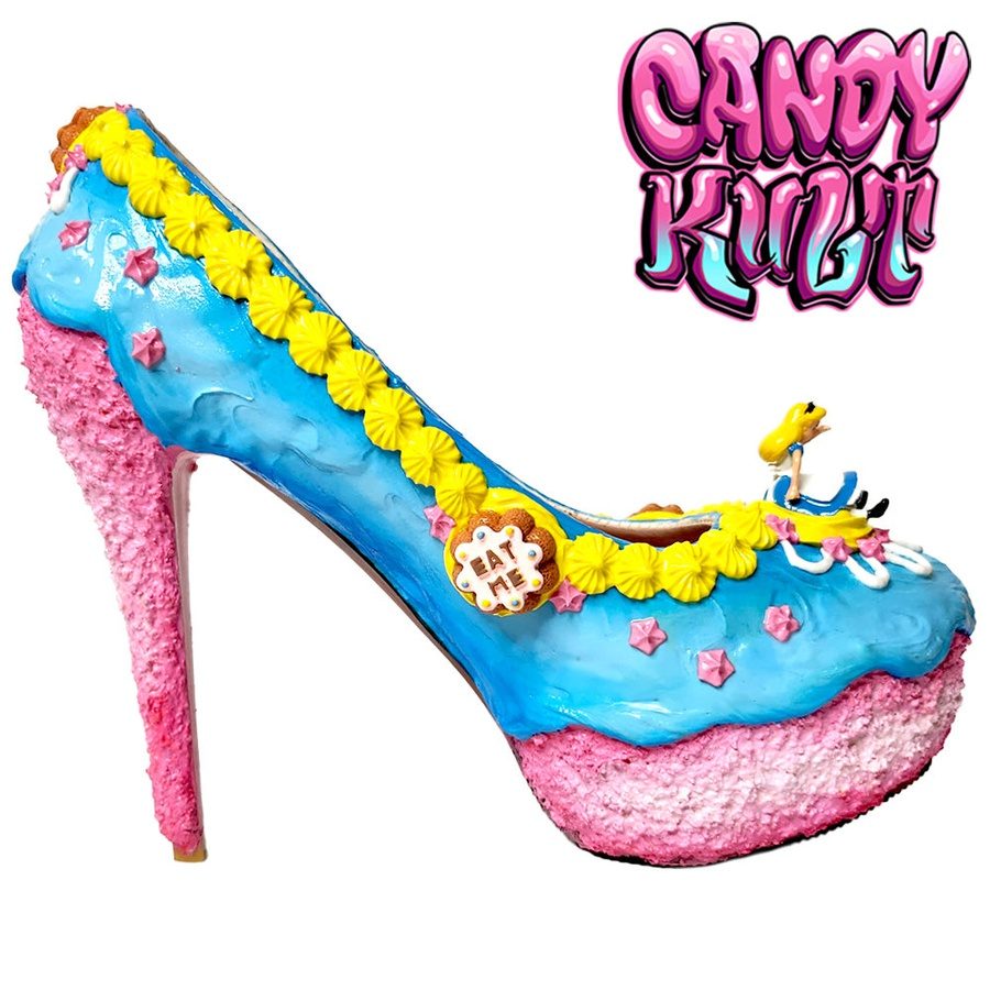 Mad Tea Party Cake High Heel Shoes - Candy Kult - Candy Cult - Candy Kult Land - Wishbone - Boo Kitty - Panku - Frosti - Toxic Kitten - Hex-Heart - Cult Candy - Cake High Heels - [product_vendor}