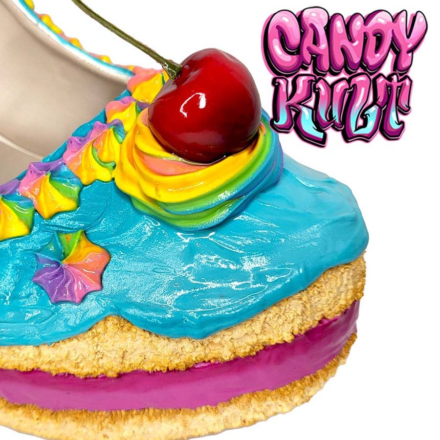 Layered Celebration Cake High Heel Shoes - Candy Kult - Candy Cult - Candy Kult Land - Wishbone - Boo Kitty - Panku - Frosti - Toxic Kitten - Hex-Heart - Cult Candy - Cake High Heels - [product_vendor}