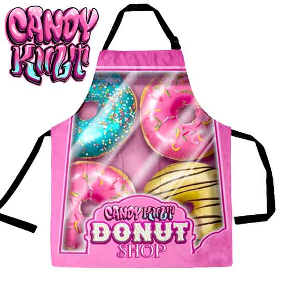 Box Of Donuts Candy Kult Apron - Candy Kult - Candy Cult - Candy Kult Land - Wishbone - Boo Kitty - Panku - Frosti - Toxic Kitten - Hex-Heart - Cult Candy - Cake High Heels - [product_vendor}