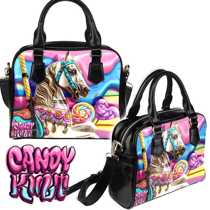 Take Me To Coney Island Candy Kult Classic Crossbody Handbag - Candy Kult - Candy Cult - Candy Kult Land - Wishbone - Boo Kitty - Panku - Frosti - Toxic Kitten - Hex-Heart - Cult Candy - Cake High Heels - [product_vendor}