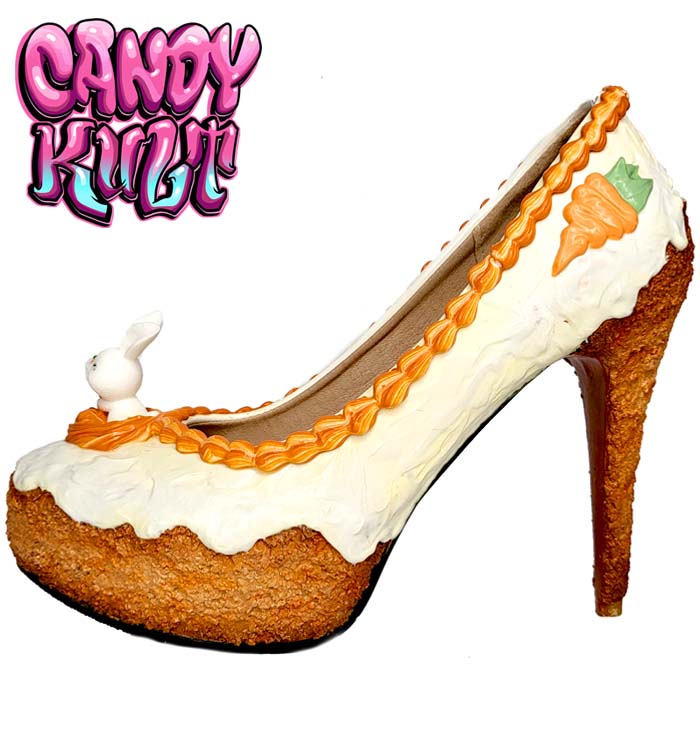 Carrot Cake High Heel Shoes - Candy Kult - Candy Cult - Candy Kult Land - Wishbone - Boo Kitty - Panku - Frosti - Toxic Kitten - Hex-Heart - Cult Candy - Cake High Heels - [product_vendor}