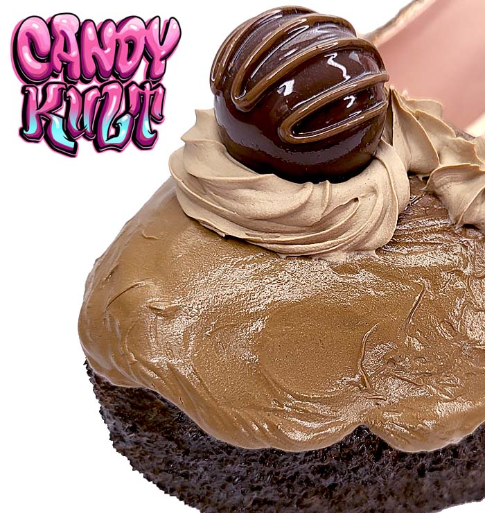Chocolate Cake High Heel Shoes - Candy Kult - Candy Cult - Candy Kult Land - Wishbone - Boo Kitty - Panku - Frosti - Toxic Kitten - Hex-Heart - Cult Candy - Cake High Heels - [product_vendor}