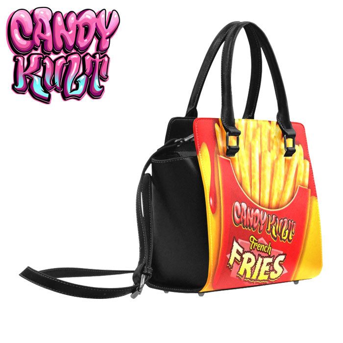 Want Fries With That? Candy Kult Convertible Crossbody Handbag - Candy Kult - Candy Cult - Candy Kult Land - Wishbone - Boo Kitty - Panku - Frosti - Toxic Kitten - Hex-Heart - Cult Candy - Cake High Heels - [product_vendor}